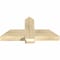 Ekena Millwork Eugene Rough Sawn Timber Gable Bracket, Douglas Fir, 36"W x 18"H x 4"D x 6"F, 12/12 Pitch GBW036X18X0406EUG00RDF - alternate 4